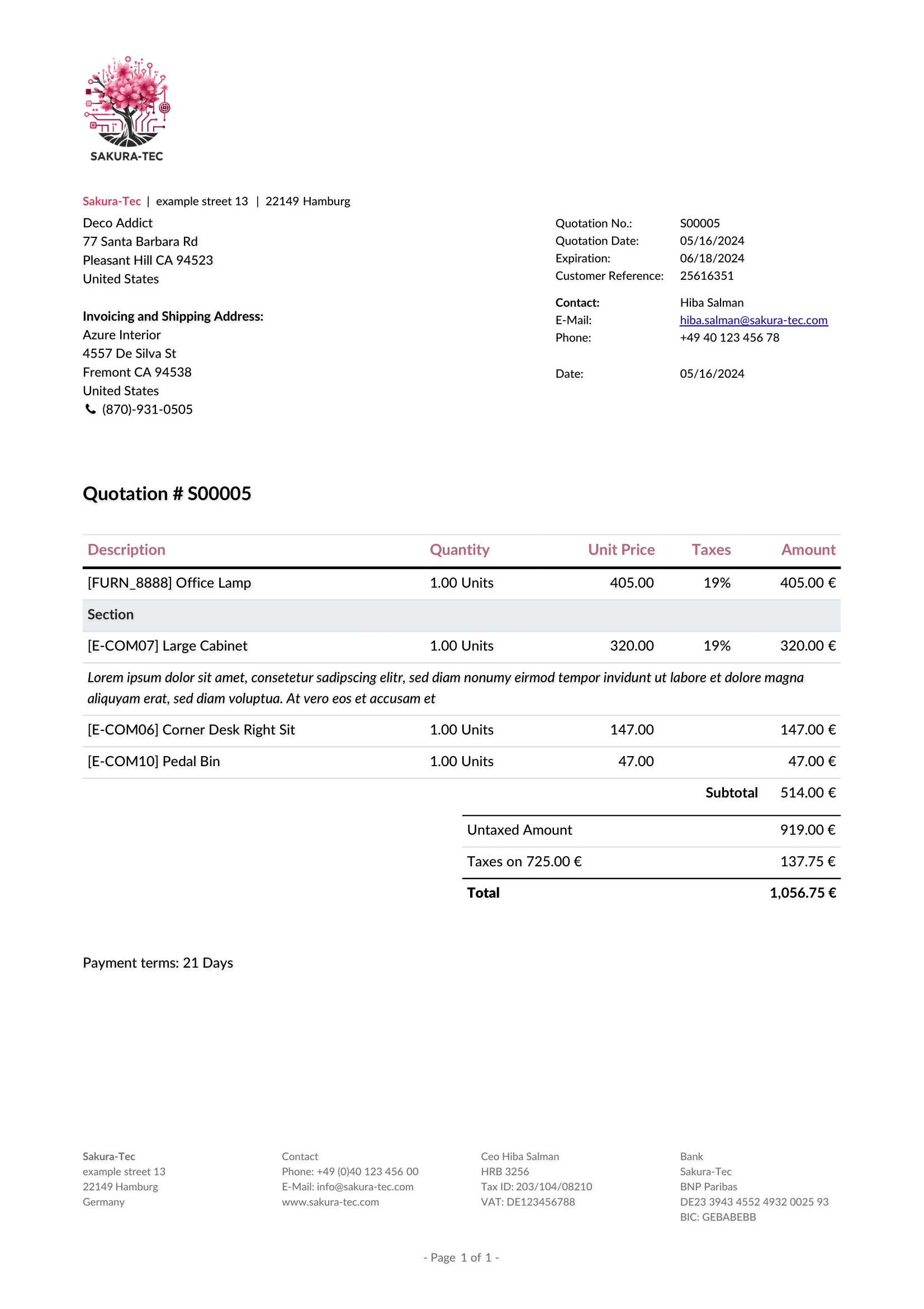 Classic report design