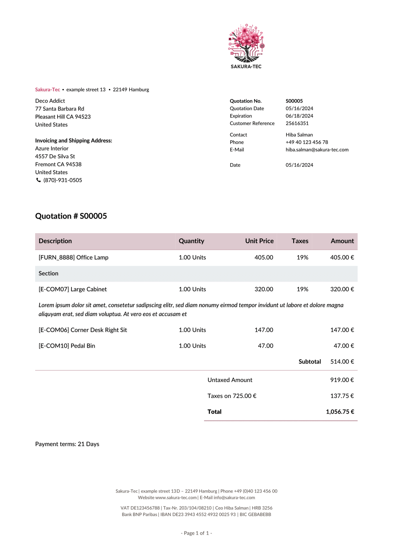 Elegant Report Design