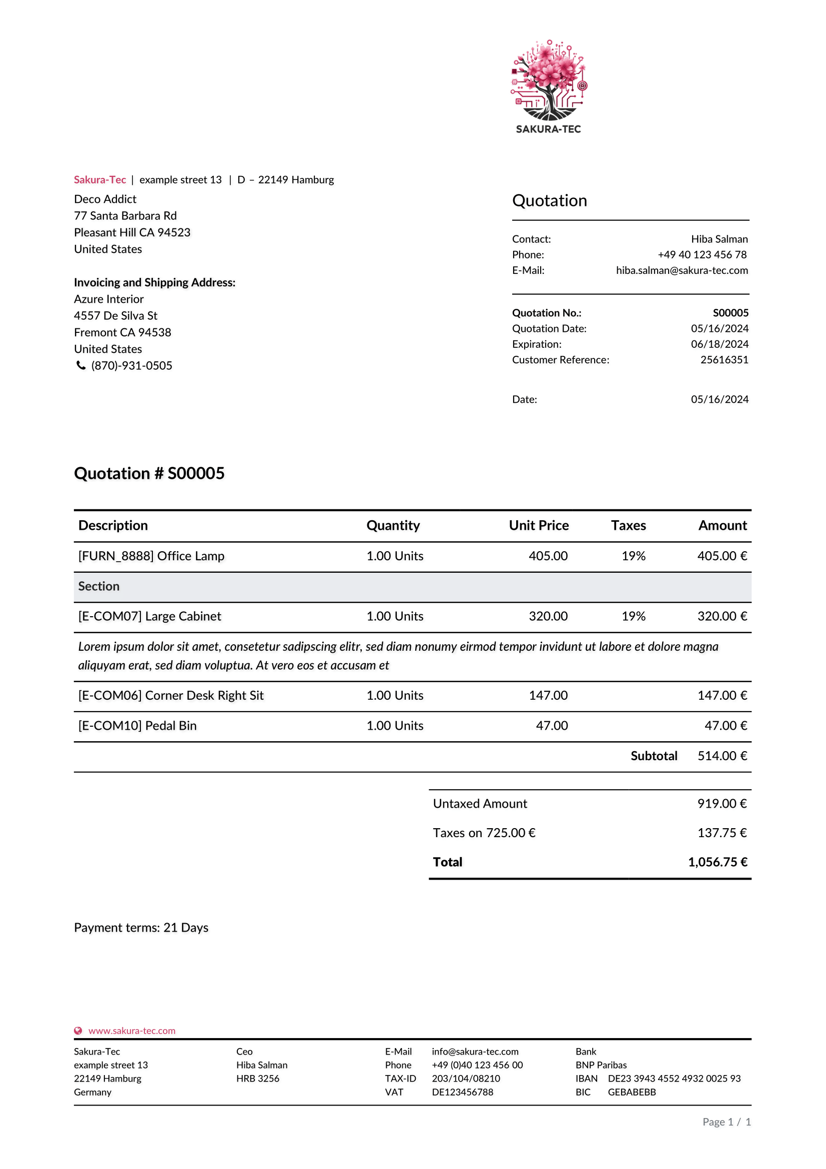 Professional Report Design